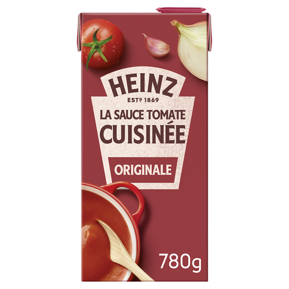 Sauce tomate cuisinée ail et oignons HEINZ 780g