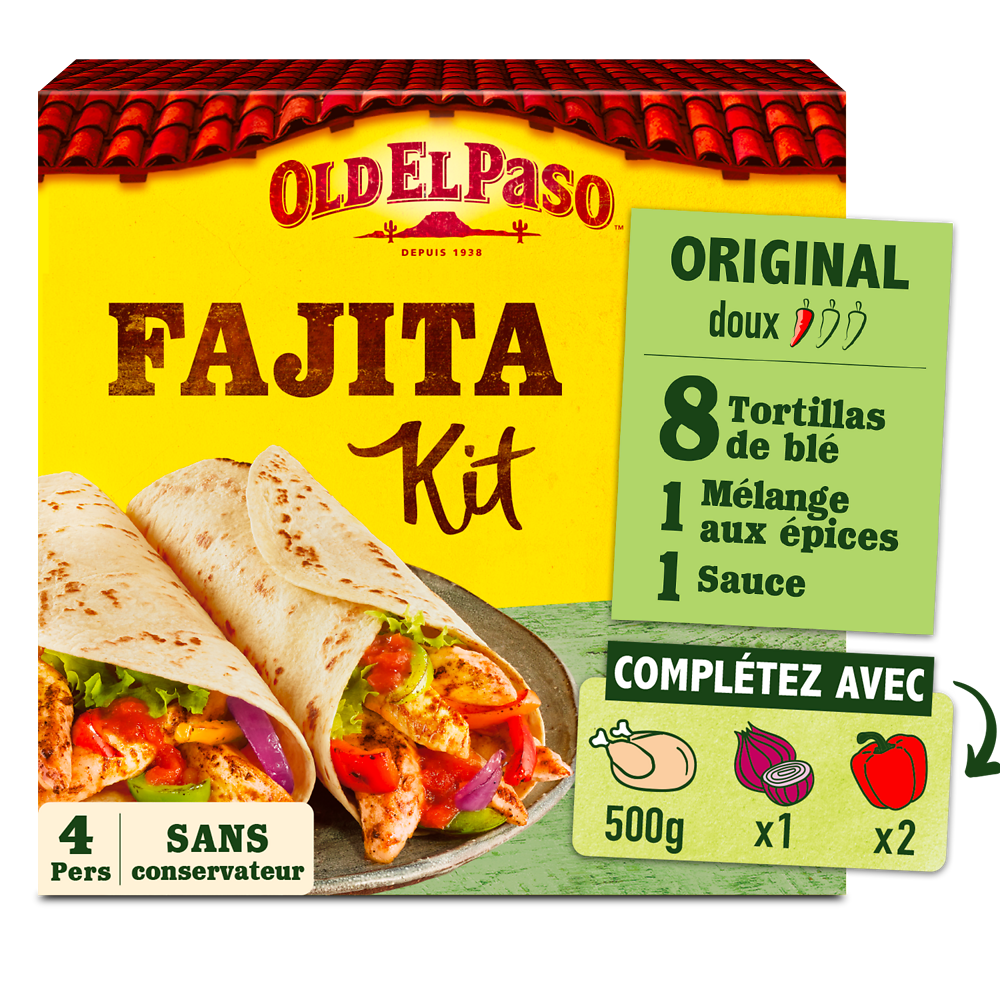 Kit fajitas OLD EL PASO 500g