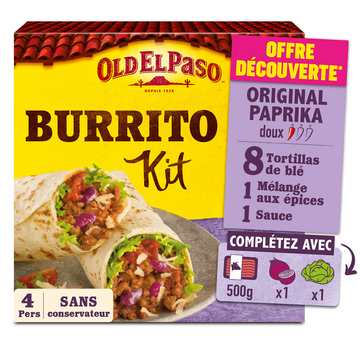 Kit burritos OLD EL PASO 510g offre découverte