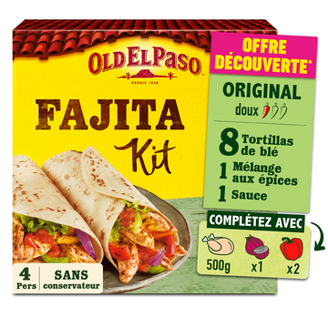 Kit fajitas OLD EL PASO 500g offre découverte