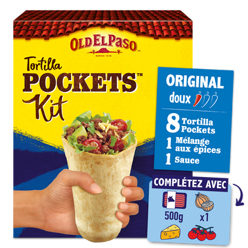 Kit tortilla pockets OLD EL PASO 375g