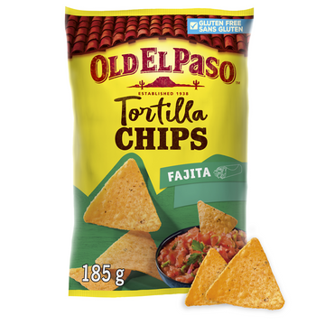 Chips tortilla fajita OLD EL PASO 185g