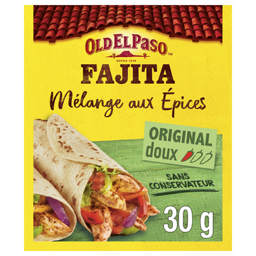 Mélange d'épices pour fajitas OLD EL PASO 30g