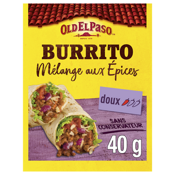 Mélange d'épices pour burritos OLD EL PASO 40g
