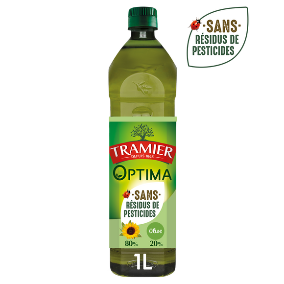 Huiles Combinées Optima Sans Résidus de Pesticides TRAMIER, 1L