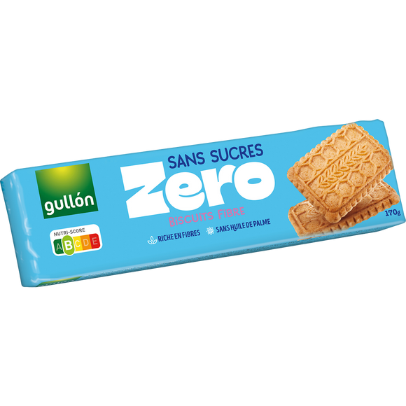 Biscuits fibre sans sucres GULLON, 170g