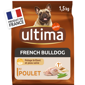 Croquettes pour chiens French Bulldog ULTIMA, 1,5kg