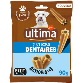 Sticks Dentaires pour petit Chien 1 semaine ULTIMA, 90g