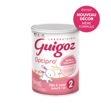 GUIGOZ OPTIPRO - Lait infantile en poudre 2ème âge, de 6 à 12 mois - 830g