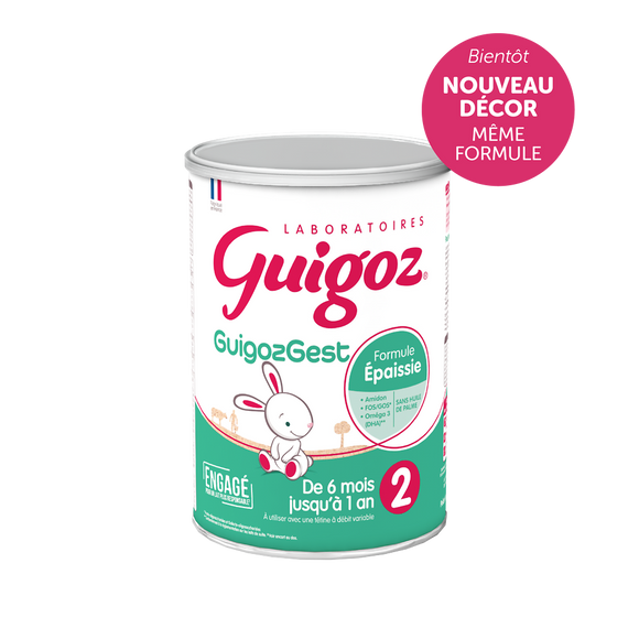 GUIGOZ GUIGOZGEST - Lait infantile en poudre - de 6 à 12 mois - 830g