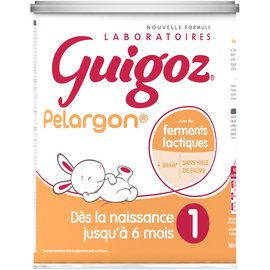 Lait infantile en poudre 1er âge 0-6M GUIGOZ PELARGON - Boîte 780g