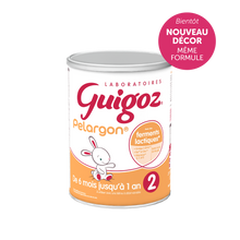 GUIGOZ PELARGON - Lait infantile en poudre 2ème âge, de 6 à 12 mois -780g