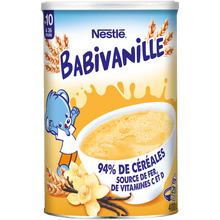 NESTLE BABIVANILLE - Céréales infantiles à la vanille, dès 12 mois - 400g