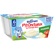 P'tit onctueux Pomme Sans Sucres Ajoutés 6/36 mois NESTLE 4x90g