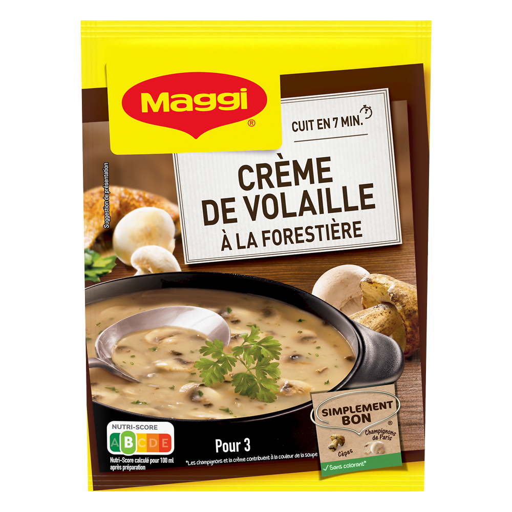 Soupe crème de volaille à la forestières MAGGI, 64g