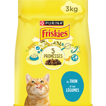 Croquettes pour chat adulte Thon FRISKIES - 3kg