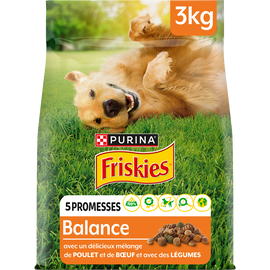 Croquettes pour chien adulte Balance Poulet et Boeuf FRISKIES - 3kg