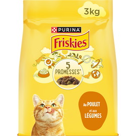 Croquettes pour chat adulte Poulet FRISKIES - 3kg