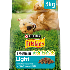 Croquettes pour chien adulte Light Poulet FRISKIES - 3kg