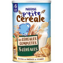 NESTLE P'TITE CEREALE - Céréales complètes 8 céréales, de 6 à 12 mois- 415g