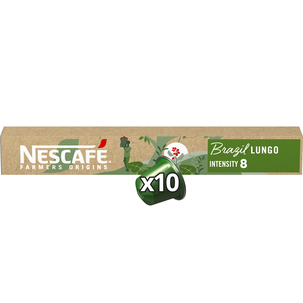 Café Capsules Compatibles Nespresso Brazil NESCAFE FARMERS ORIGINS - x10