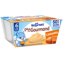 P'tit gourmand caramel dés 6 mois NATURNES 4x100g