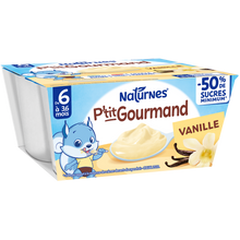 P'tit gourmand Vanille NATURNES 4x100g