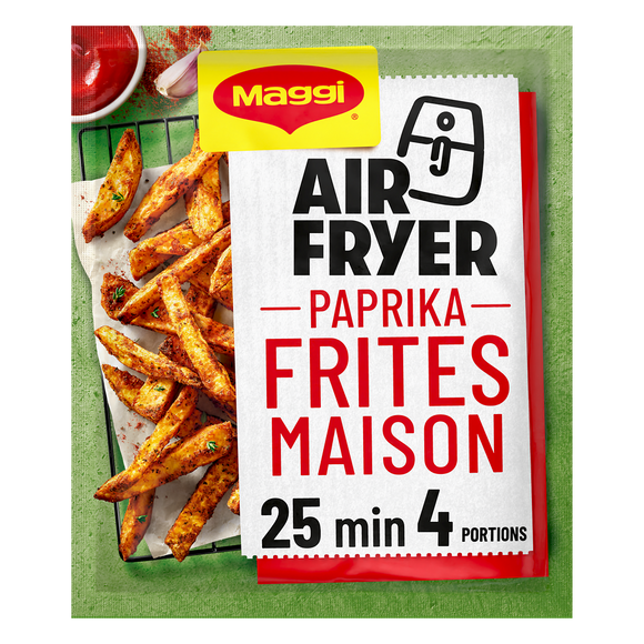 Frites maison au paprika 25 minutes air fryer 4 portions MAGGI 34g