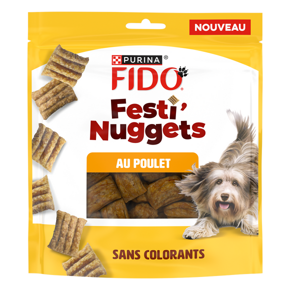 Festi'nuggets fido au poulet PURINA 120g