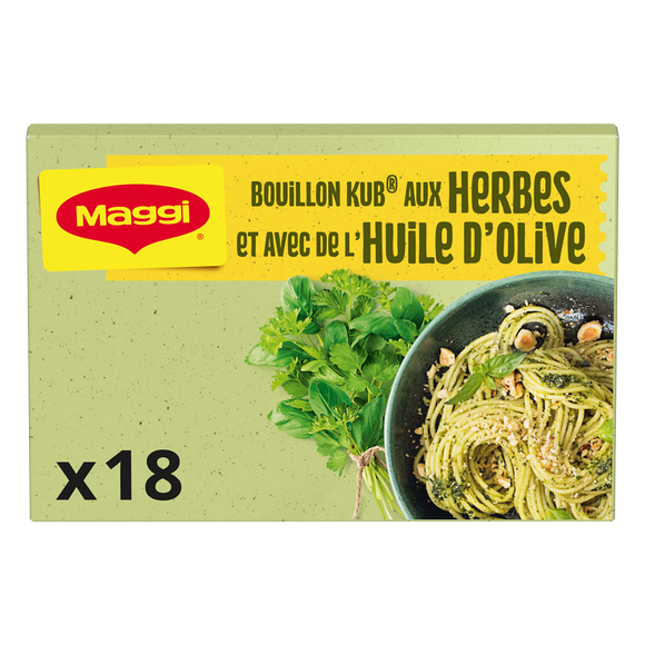 Bouillon cubes Huile d'olive et herbes MAGGI - 180G