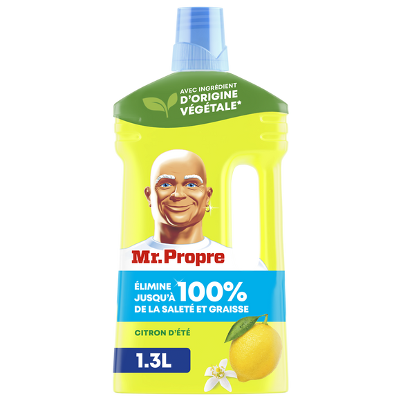 Nettoyant multi-usages liquide sol citron d'été MR PROPRE 1,3l