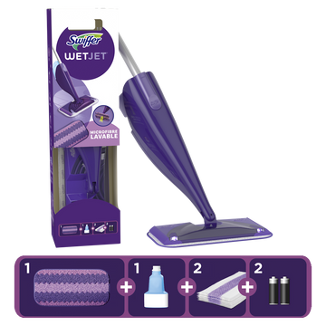 Swiffer Wetjet Système Anti-Poussiére Starter Kit 1KIT