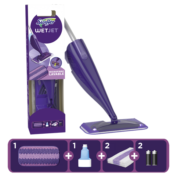 Swiffer Wetjet Système Anti-Poussiére Starter Kit 1KIT