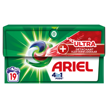 Lessive dose Pods 4-in-1 Détergent ULTRA ARIEL, 19D