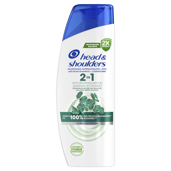 Shampooing base anti-démangeaisons 2in1 HEAD&SHOULDERS 300ml