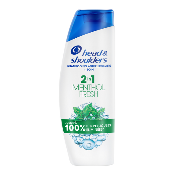 Shampooing menthe 2en1 Antipelliculaire HEAD & SHOULD.300ml