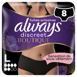 Culottes discreet taille basse taille L ALWAYS x8