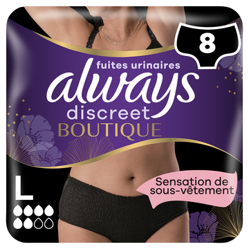 Culottes discreet taille basse taille L ALWAYS x8