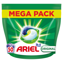 Lessive capsules pods all in 1 pods original ARIEL 50D