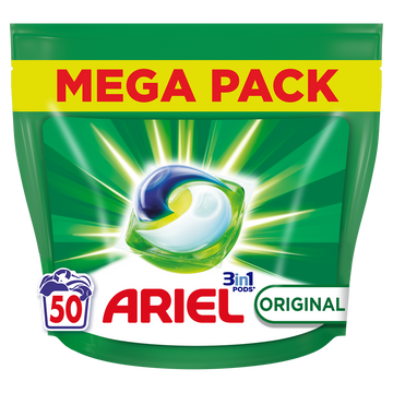 Lessive capsules pods all in 1 pods original ARIEL 50D