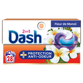 Lessive capsule all in 1 pods monoï DASH 28lavages
