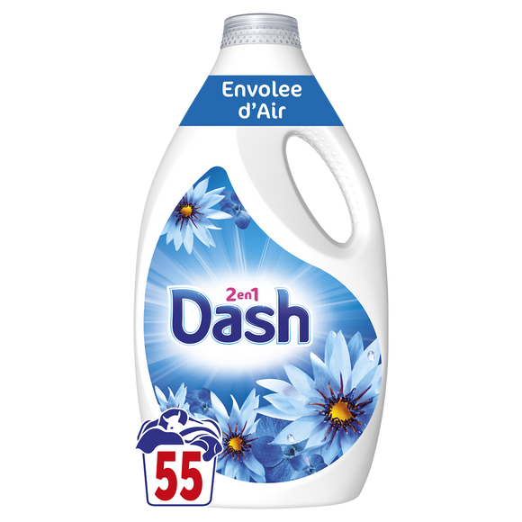 Lessive liquide Envolée d'Air DASH - x55