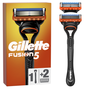 Rasoir manuel GILLETTE fusion avec 2 recharges