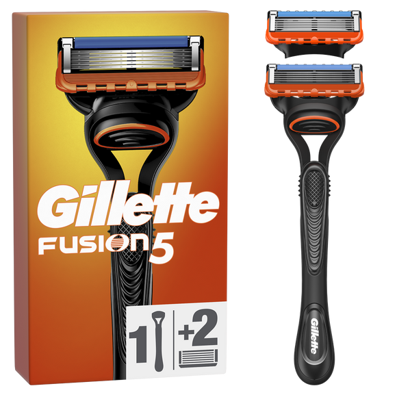 Rasoir manuel GILLETTE fusion avec 2 recharges