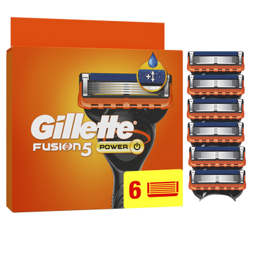 Lames GILLETTE fusion power x6