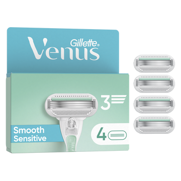 Recharge lames VENUS Gillette smooth sensitive femme x4