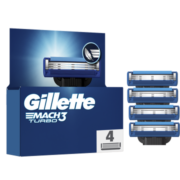 Lames GILLETTE mach3 turbo 3d x4