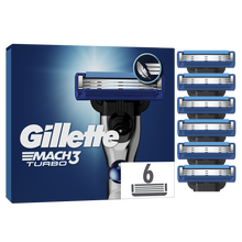 Lames GILLETTE mach3 turbo 3d x6