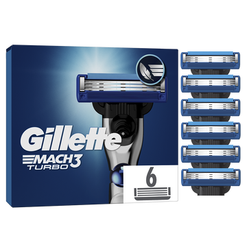 Lames GILLETTE mach3 turbo 3d x6