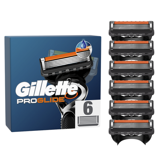 Recharges de lames de rasoir GILLETTE Proglide homme x6